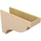 Ekena Millwork 11"W x 33"D x 22"H Classic Garner Rough Cedar Woodgrain TimberThane Corbel, Primed Tan CORUR11X33X22GARRCPR - alternate 6